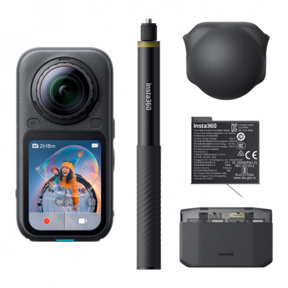 Экшн-камера Insta360 X6 Essentials Bundle, Black в Барнауле