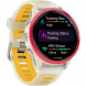 Умные часы Garmin Forerunner 570 42 мм Raspberry Aluminium/Translucent Bone/Mango 010-02970-02 в Барнауле