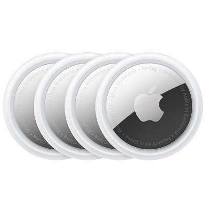 Трекер Apple AirTag белый/серебристый 4 шт. в Барнауле