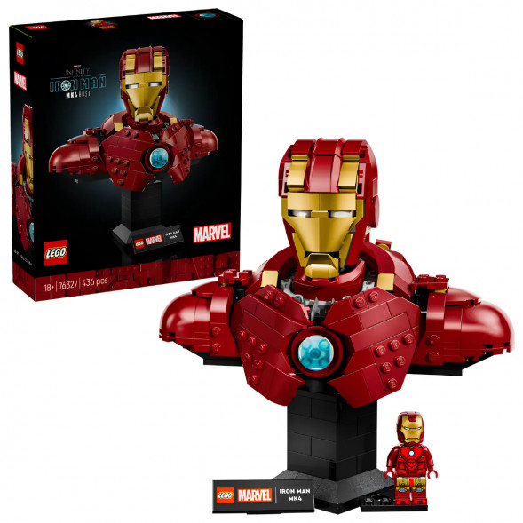 Конструктор LEGO Super Heroes 76327 Бюст Железного человека MK4 в Барнауле