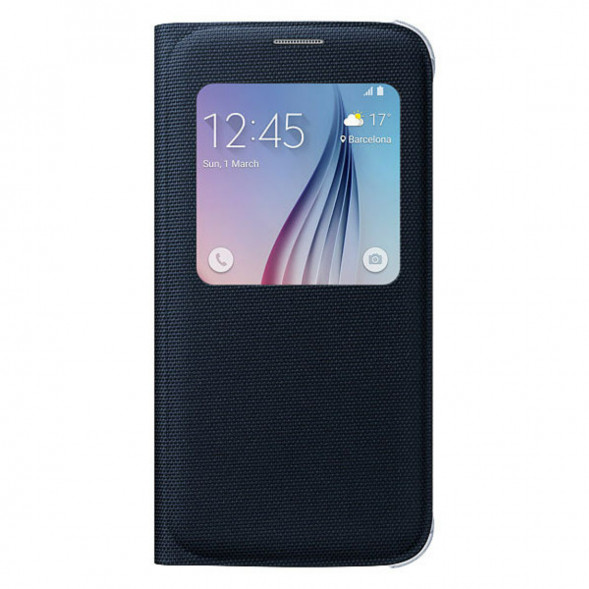 Чехол для Samsung Galaxy S6 S-View Cover (EF-CG920BBE), Black в Барнауле