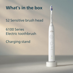 Электрическая зубная щётка Philips Sonicare 6100 HX7400/01, белый