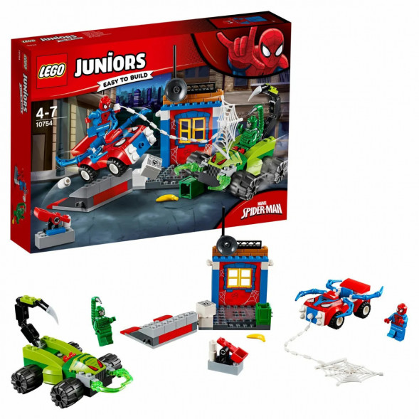 Конструктор LEGO Juniors 10754 Решающий бой Человека-паука против Скорпиона в Барнауле