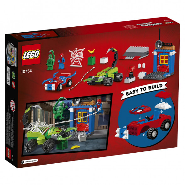 Конструктор LEGO Juniors 10754 Решающий бой Человека-паука против Скорпиона в Барнауле