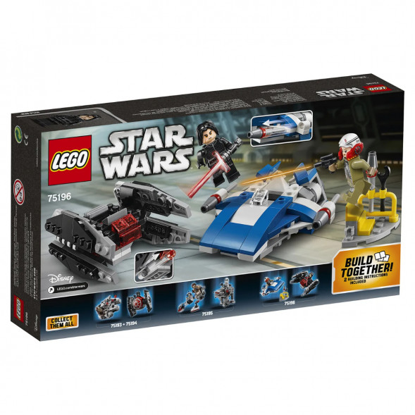 Конструктор LEGO Star Wars 75196 Истребитель типа A против бесшумного истребителя СИД в Барнауле