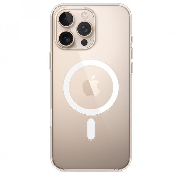 Чехол Apple Clear Case with MagSafe для iPhone 16 Pro Max, прозрачный (MA7F4ZM/A) в Барнауле