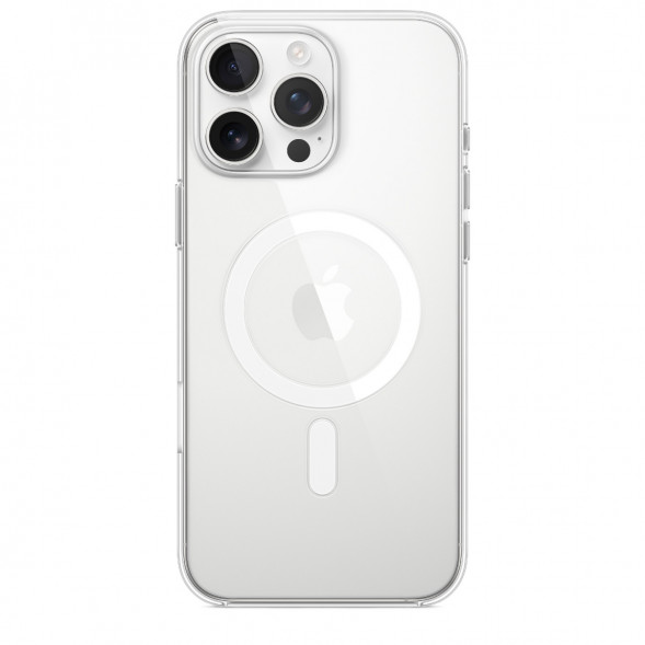 Чехол Apple Clear Case with MagSafe для iPhone 16 Pro Max, прозрачный (MA7F4ZM/A) в Барнауле