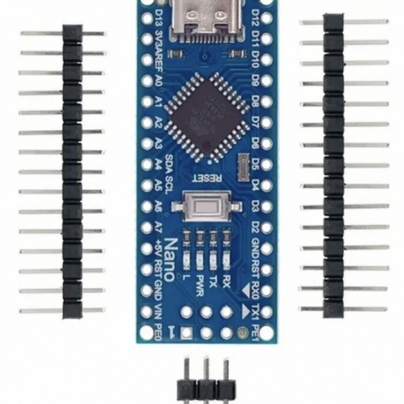 Микроконтроллер Arduino NANO TYPE-C V3.0 (совместимый) Atmega328 CH340 в Барнауле