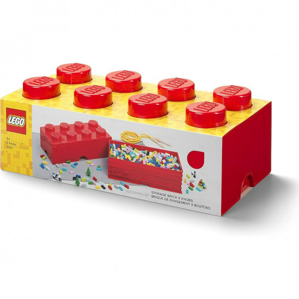 Пластиковый кубик для хранения LEGO Creator 4004, красный в Барнауле