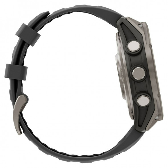 Умные часы Garmin Fenix 8 PRO, 51 мм, AMOLED, Sapphire, Titanium with Graphite/Black Silicone Band 010-03199-10 в Барнауле