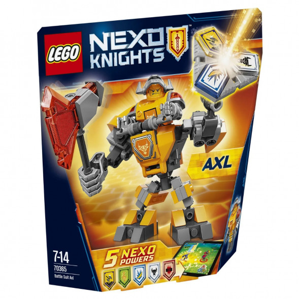 Конструктор LEGO Nexo Knights 70365 Боевые доспехи Акселя в Барнауле