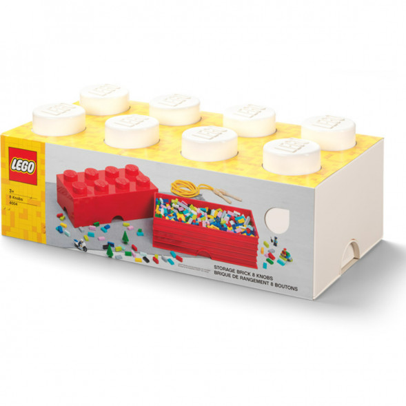 Пластиковый кубик для хранения LEGO Creator 4004, белый в Барнауле