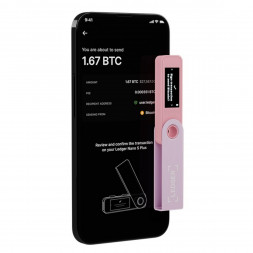 Криптокошелек Ledger Nano S Plus 1 шт., Pastel Pink