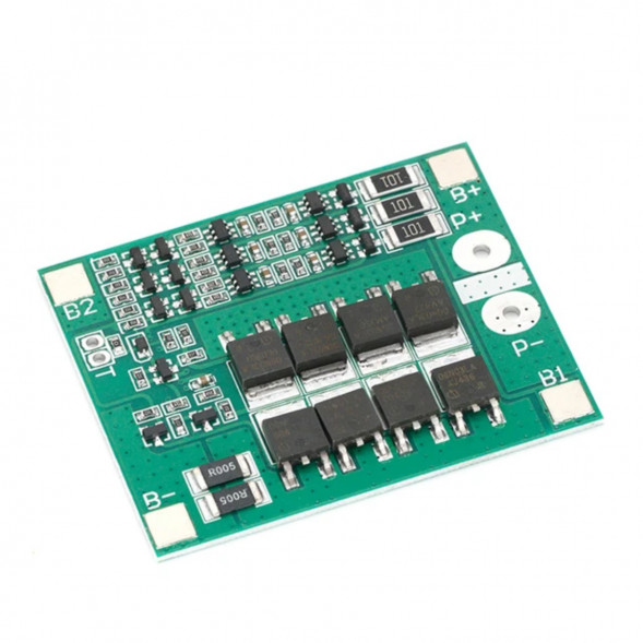 Плата защиты аккумулятора BMS 3S 25A для Li-ion в Барнауле