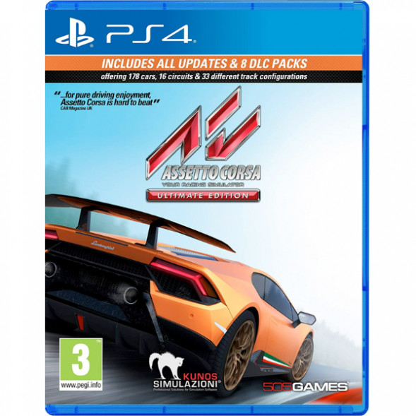 Игра Assetto Corsa. Ultimate Edition [PS4, русские субтитры] в Барнауле