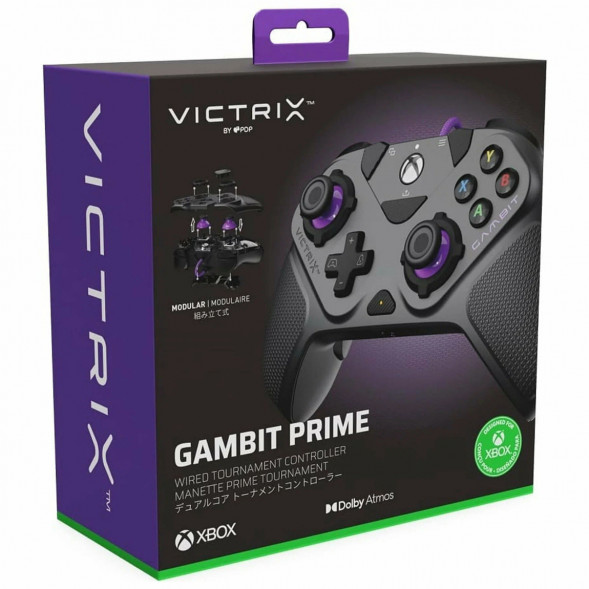 Проводной геймпад PDP Victrix Gambit Prime Tournament Controller Xbox One/Series/PC, черный в Барнауле