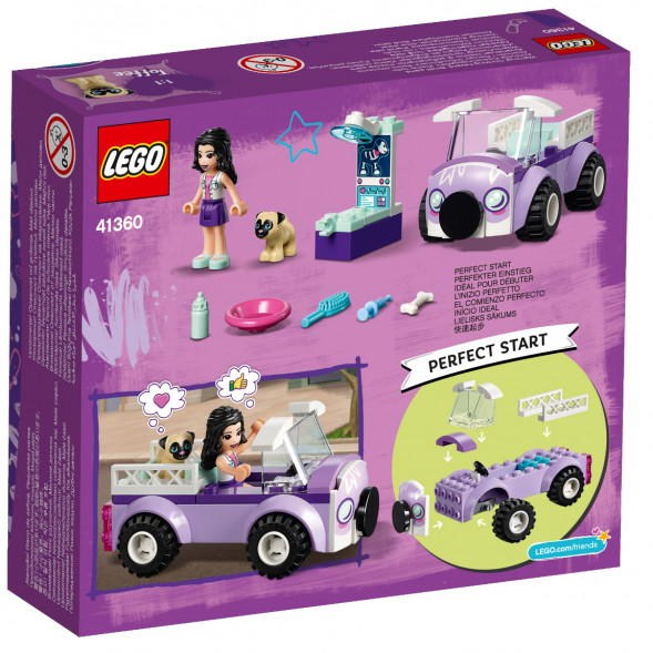 Конструктор LEGO Friends 41360 Передвижная ветклиника Эммы в Барнауле
