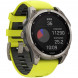 Умные часы Garmin Fenix 8, 51 мм, Solar, Sapphire Titanium with AMP Yellow/Graphite Silicone Band 010-02907-20 в Барнауле