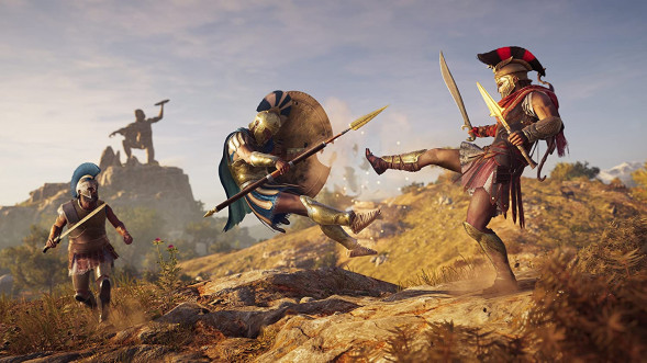 Игра Assassin&amp;#039;s Creed: Одиссея [PS4, русская версия] в Барнауле