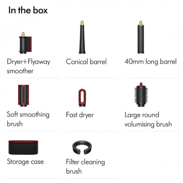 Cтайлер Dyson Airwrap Complete Long HS08 (594804-01), Red Velvet/Gold в Барнауле