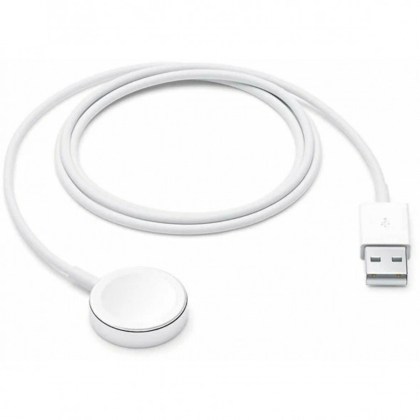 Кабель Apple USB с магнитным креплением для зарядки Apple Watch, 1 м, белый (MX2E2) в Барнауле