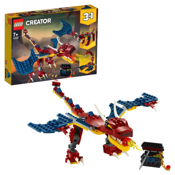 Конструктор LEGO Creator 31102 Огненный дракон в Барнауле