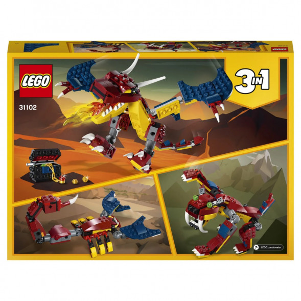 Конструктор LEGO Creator 31102 Огненный дракон в Барнауле