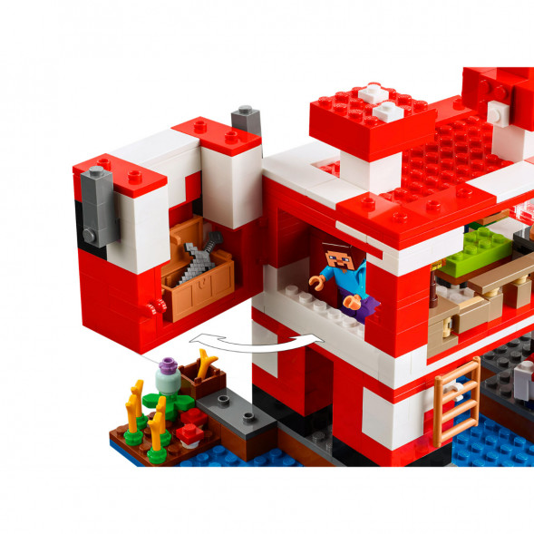 Конструктор LEGO Minecraft 21270 Грибной дом в Барнауле