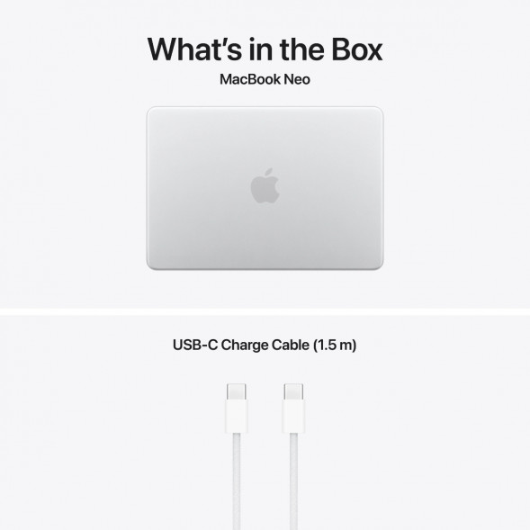 Ноутбук Apple MacBook Neo MHFC4 (A18 Pro 5-Core GPU, 8/512GB), Серебристый/Silver в Барнауле