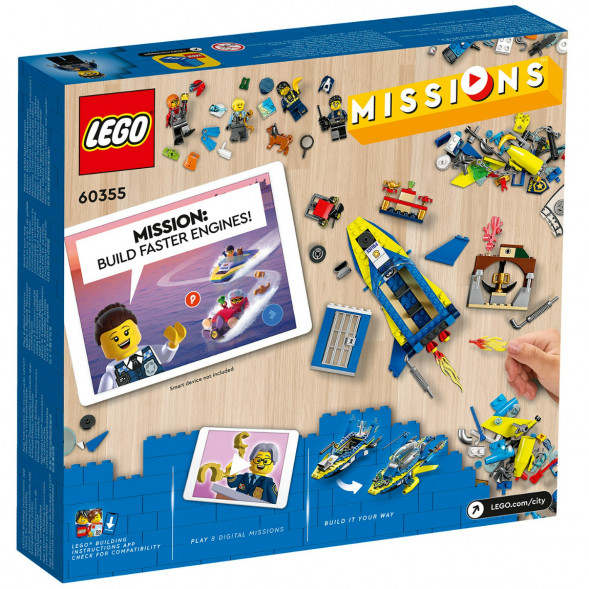 Конструктор LEGO City 60355 Детективные миссии водной полиции в Барнауле