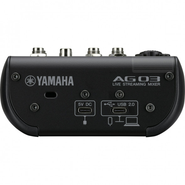 Микшер для стриминга Yamaha AG03MK2 LSPK Live Stream Black с аксессуарами в Барнауле