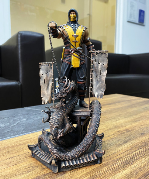 3D фигурка Скорпион Mortal Kombat в Барнауле