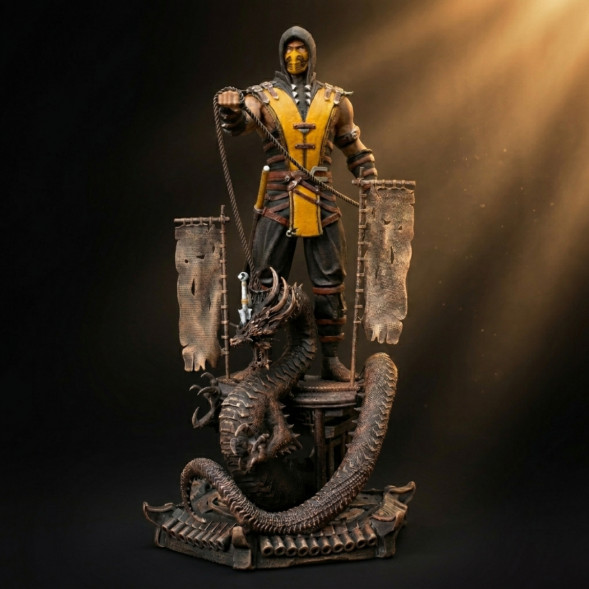 3D фигурка Скорпион Mortal Kombat в Барнауле