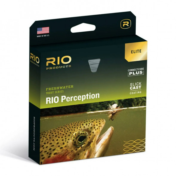 Леска RIO Elite Perception WF6F, Green/Camo/Gray в Барнауле