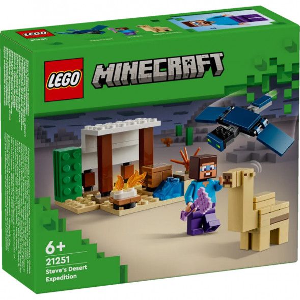 Конструкция LEGO Minecraft 21251 Экспедиция Стива в пустыню в Барнауле
