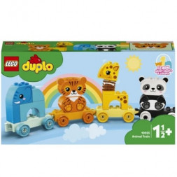 Конструктор LEGO DUPLO Creative Play 10955 Мой первый поезд для зверей