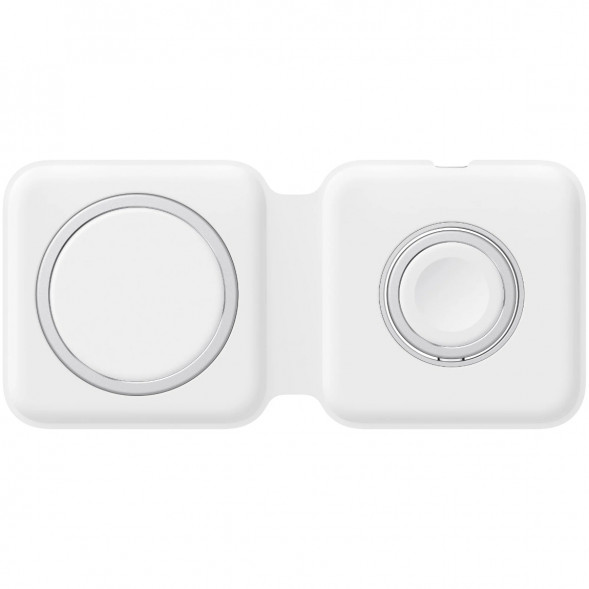 Двойное зарядное устройство Apple MagSafe Duo Charger MHXF3AM/A, белый в Барнауле