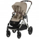 Детская коляска Cybex Gazelle S TPE Almond Beige с корзиной и дождевиком в Барнауле