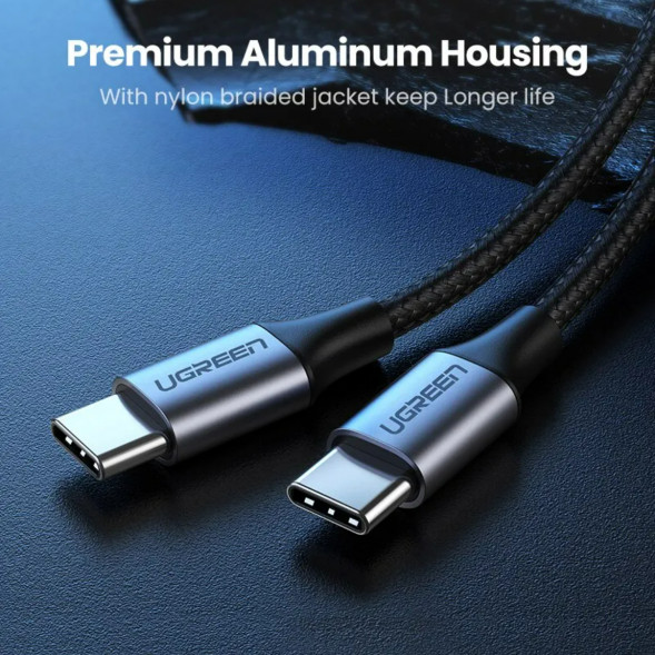 Кабель USB Type-C/Type-C Ugreen 60W, 1 м в Барнауле