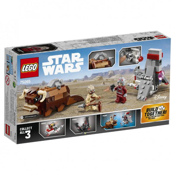 Конструктор LEGO Star Wars 75265 Микрофайтеры Скайхоппер T-16 против Банты в Барнауле