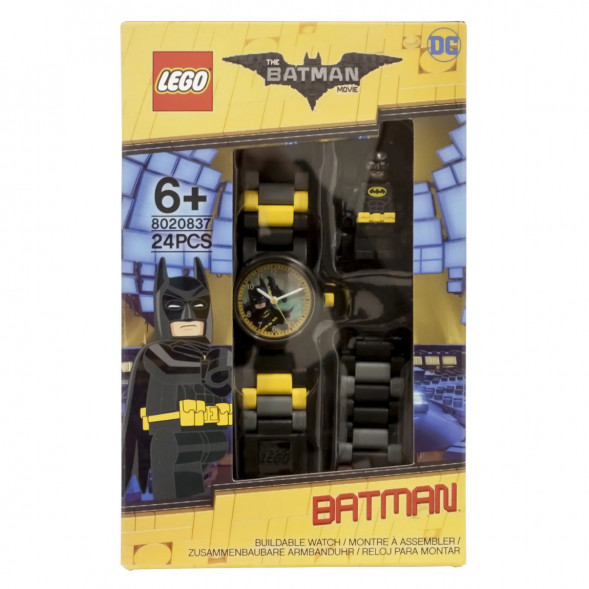 Часы LEGO Super Heroes 8020837 Бэтмен с минифигуркой в Барнауле