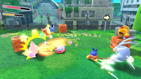 Игра Kirby and the Forgotten Land + Star-Crossed World [Nintendo Switch 2, английская версия] в Барнауле