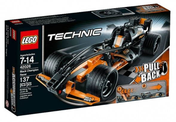 Конструктор LEGO Technic 42026 Чёрный гоночный автомобиль в Барнауле