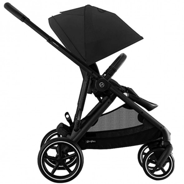 Детская коляска Cybex Gazelle S BLK Moon Black с корзиной и дождевиком в Барнауле