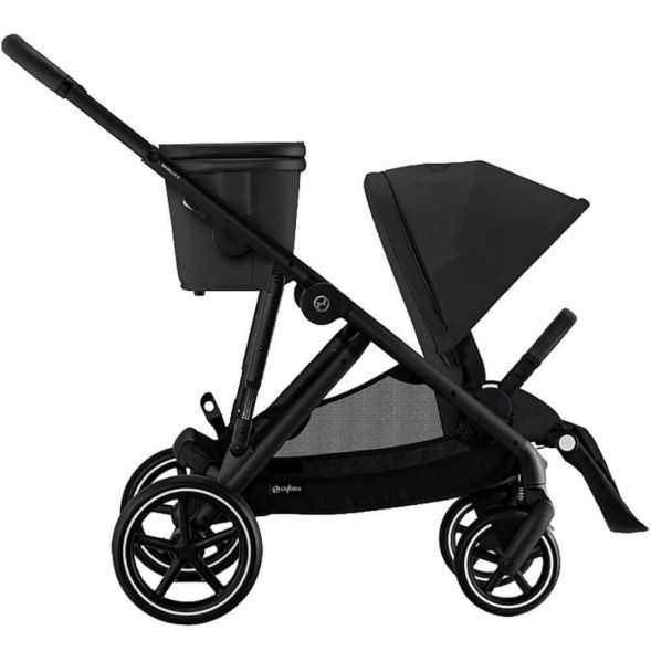 Детская коляска Cybex Gazelle S BLK Moon Black с корзиной и дождевиком в Барнауле