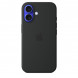 Чехол Apple для iPhone 16 Silicone MagSafe, Black (MYY13ZM/A) в Барнауле