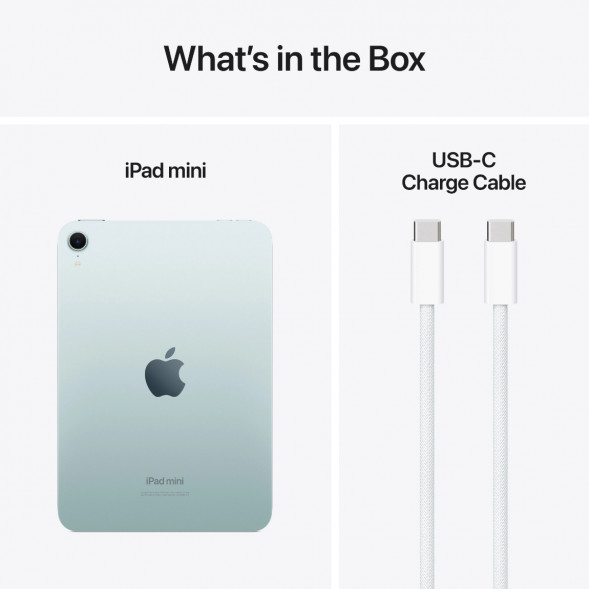Планшет Apple iPad Mini (2024) Wi-Fi + Cellular 256GB, Голубой в Барнауле