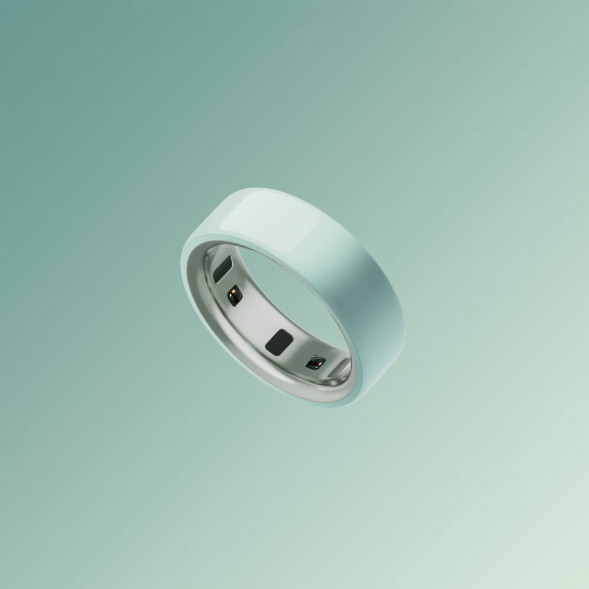 Умное кольцо Oura Ring 4 Ceramic (размер 12), Морской прилив/Tide в Барнауле