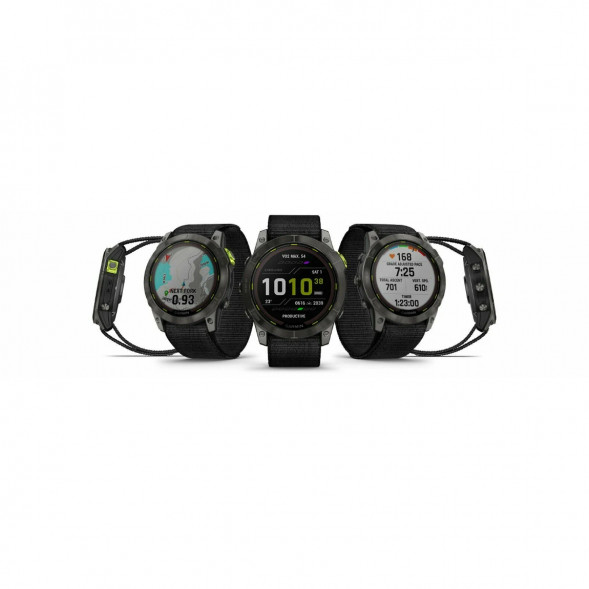 Умные часы Garmin Enduro 2 угольно-серый DLC титановый с нейлоновым ремешком UltraFit 010-02754-01 в Барнауле