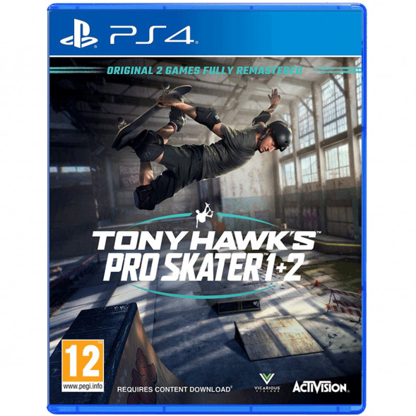 Игра Tony Hawk&amp;#039;s Pro Skater 1 + 2 [PS4, английская версия] в Барнауле